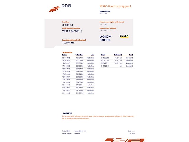 Tesla model 3 long range awd 75kwh 441pk 2019, g-003-lt - afbeelding 38 van  43