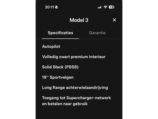 Tesla model 3 long range rwd 75kwh 306pk 2019 (origineel-nl), zh-460-g -garantie- - afbeelding 39 van  45