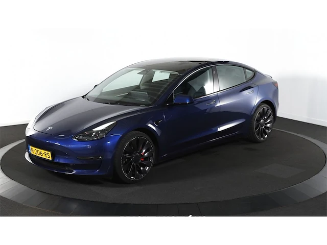 Tesla model 3 performance awd 75 kwh 2021 (origineel-nl), n-206-rs - afbeelding 1 van  37