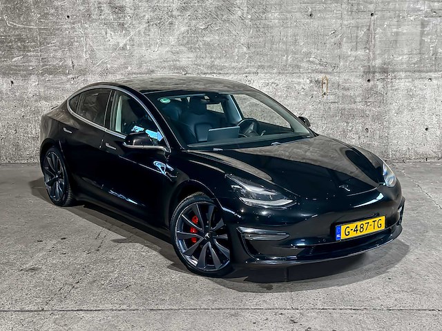 Tesla model 3 performance awd75kwh 462pk 2019 (origineel-nl), g-487-tg - afbeelding 2 van  41