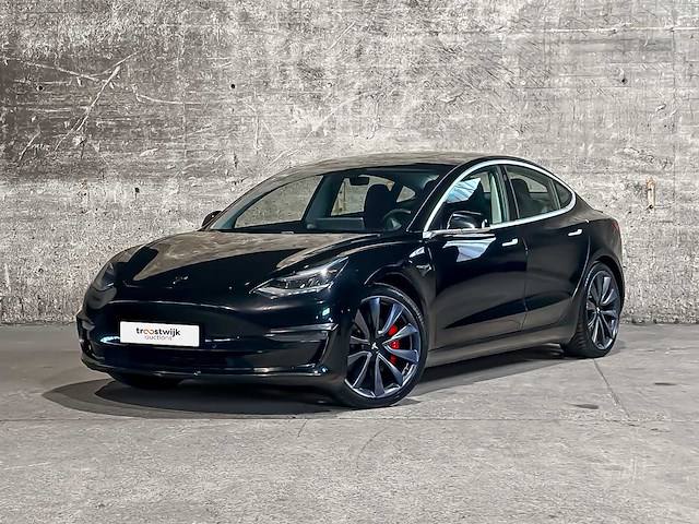 Tesla model 3 performance awd75kwh 462pk 2019 (origineel-nl), g-487-tg - afbeelding 1 van  41