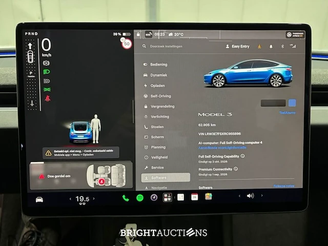 Tesla model 3 rwd highland 19 inch 60 kwh 283pk 2023 (origineel-nl), x-156-db - afbeelding 33 van  36