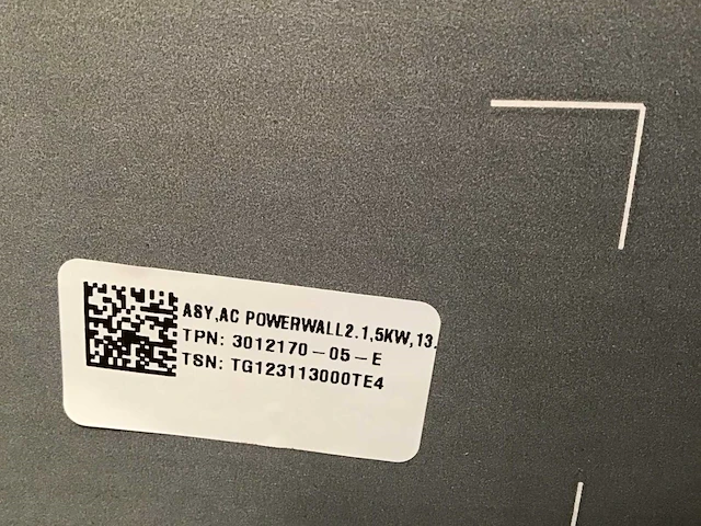 Tesla powerwall 2 batterij - afbeelding 2 van  2