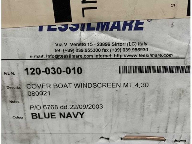 Tessilmare trimaran boat cover 450 x 240-120-020-015 - afbeelding 2 van  4