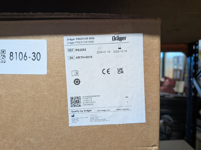 Testapparatuur ademluchtbescherming, dräger, prestor 5000, 2024 - afbeelding 6 van  15