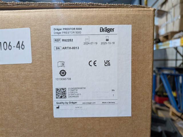 Testapparatuur ademluchtbescherming, dräger, prestor 5000, 2024 - afbeelding 6 van  14