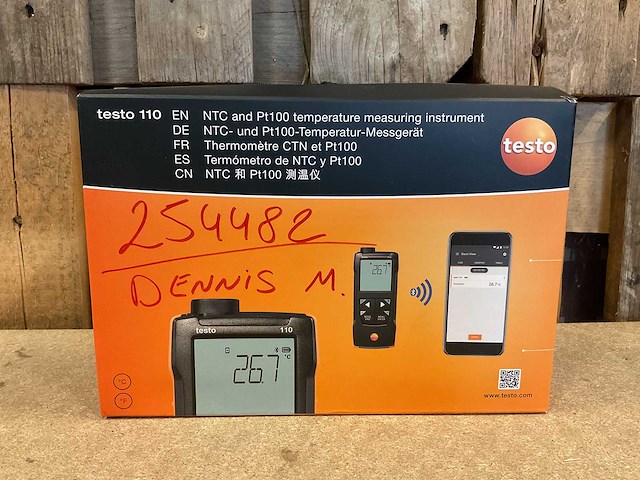Testo - 110 - temperatuurmeter - afbeelding 2 van  3
