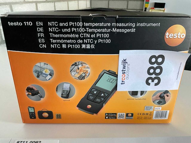 Testo 110 temperatuurmeter - afbeelding 2 van  7