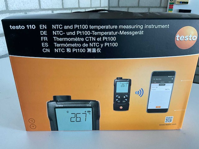 Testo 110 temperatuurmeter - afbeelding 3 van  7