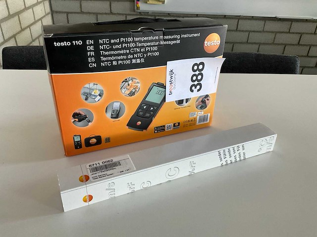 Testo 110 temperatuurmeter - afbeelding 1 van  7