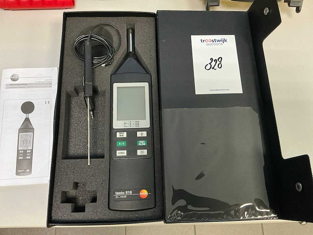 Testo 816 decibelmeter - afbeelding 2 van  2