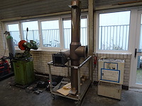 Testopstelling voor brandertests