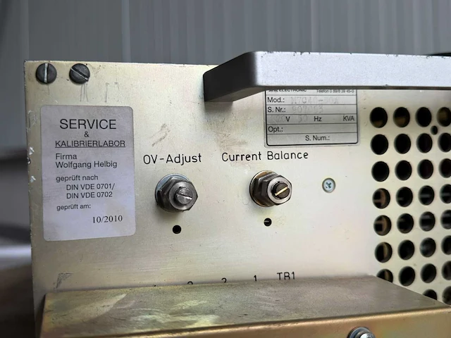 Tet electronics - - m7c 40-50a - laboratoriumvoeding - afbeelding 4 van  7