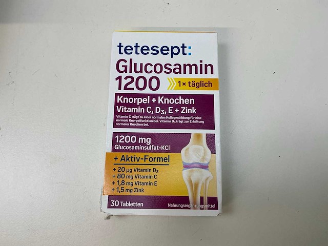 Tetesept glucosamin 1200 tablet (1230x) - afbeelding 1 van  3