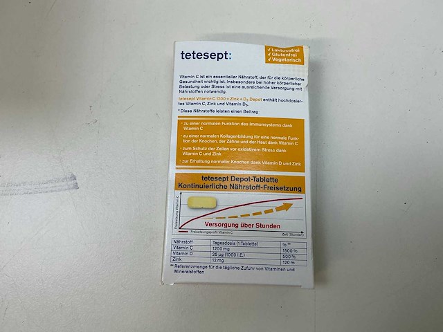 Tetesept vitamine c tablet (1230x) - afbeelding 2 van  5