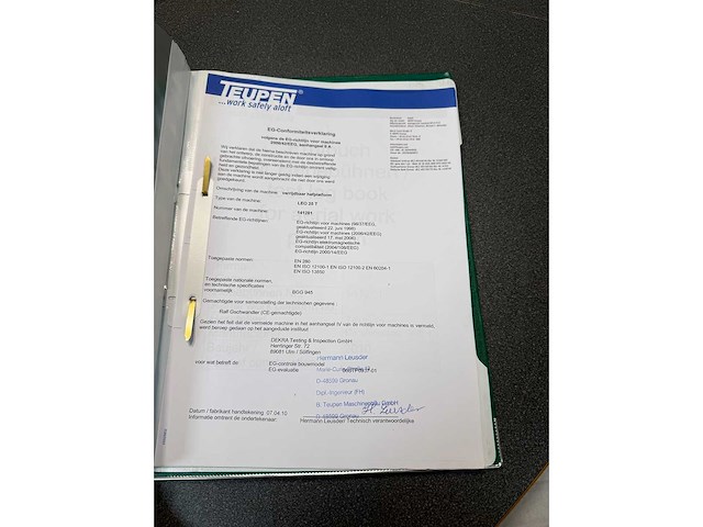 Teupen - 2010 - leo 25t - hoogwerker - afbeelding 27 van  35