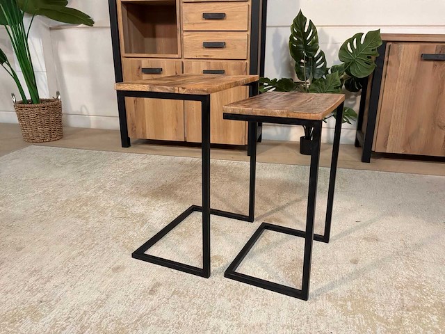 Texas bijzettafel set van 2 - afbeelding 8 van  9