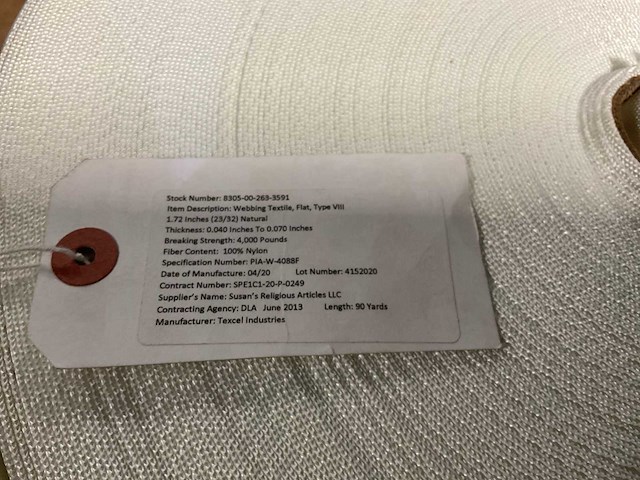 Textiel band 40 mm (2x) - afbeelding 2 van  3