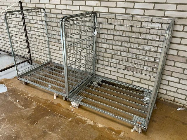 Textiel transportwagen (4x) - afbeelding 1 van  6