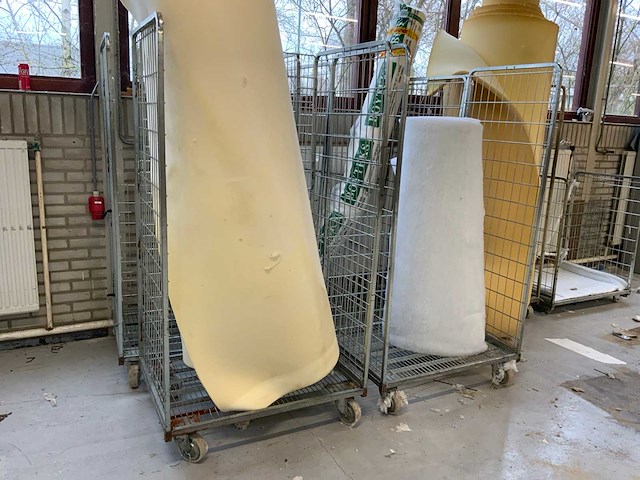 Textiel transportwagen inclusief divers schuim (5x) - afbeelding 1 van  8