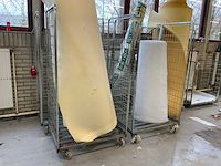Textiel transportwagen inclusief divers schuim (5x) - afbeelding 1 van  8