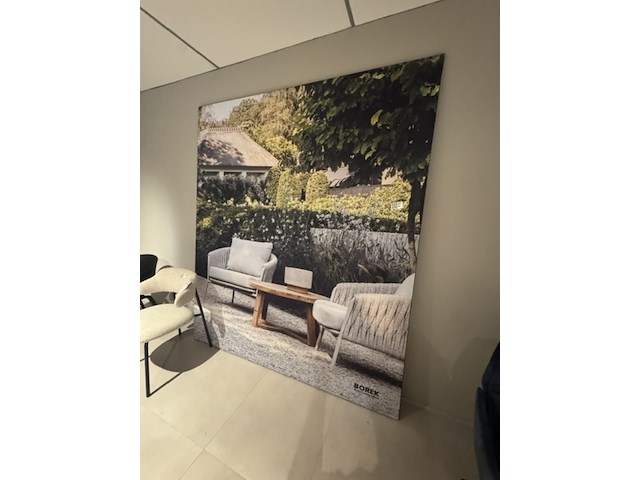 Textielframe met peesdoek borek - afbeelding 1 van  2
