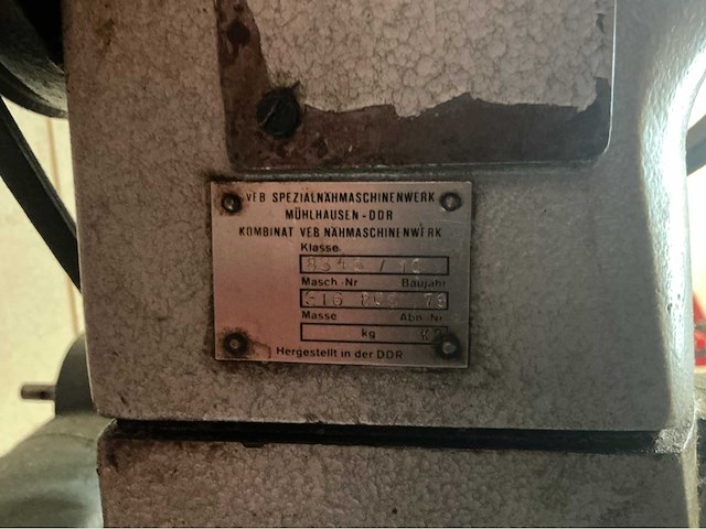 Textima claes - 8346/10 - industriële patchmachine - afbeelding 5 van  8