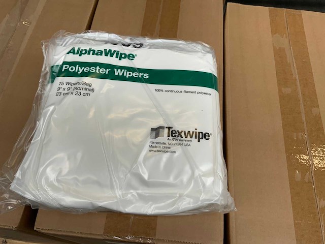 Texwipe alphawipe tx 1009 polyester wipers (6150x) - afbeelding 4 van  4