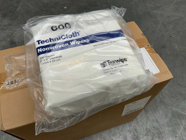 Texwipe technicloth tx 609 nonwoven wipers (57000x) - afbeelding 1 van  7