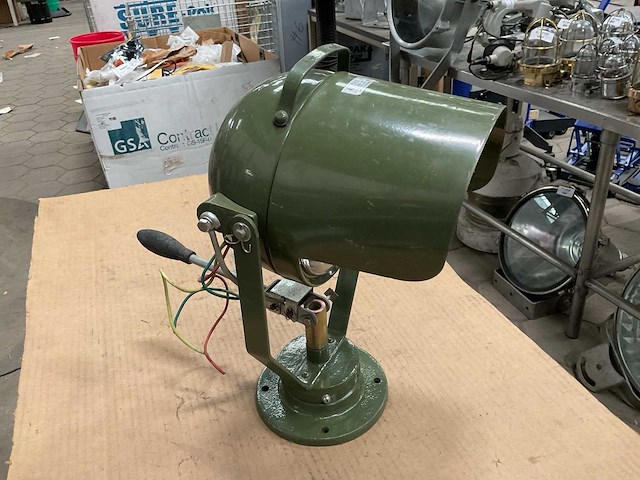Tg106b 12/24v vintage marine spot light - afbeelding 3 van  6