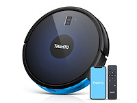 Thamtu g10h robotstofzuiger met dweilfunctie, voor harde vloeren, tapijt, dierenharen blauw - afbeelding 1 van  6