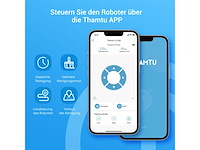Thamtu g10h robotstofzuiger met dweilfunctie voor harde vloeren tapijt dierenharen - afbeelding 4 van  6
