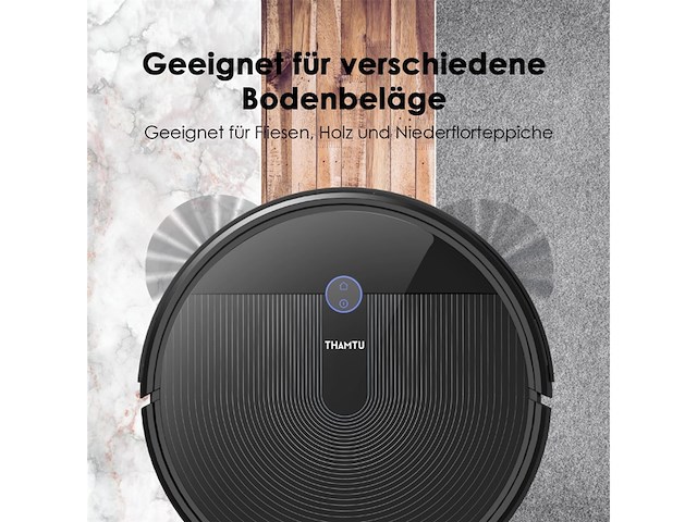 Thamtu g11lite robotstofzuige app-bediening wifi voor tapijt dierenharen - afbeelding 3 van  6