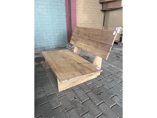 Thar loungeset (2x stoel en 1x bank), raw materials, bruin - afbeelding 2 van  7