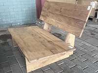 Thar loungeset (2x stoel en 1x bank), raw materials, bruin - afbeelding 2 van  7