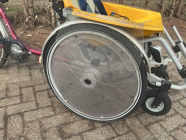 The duet elektrische rolstoel-, combifiets - afbeelding 6 van  7