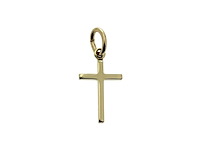 The jewelry collection hanger kruis geelgoud - afbeelding 1 van  1