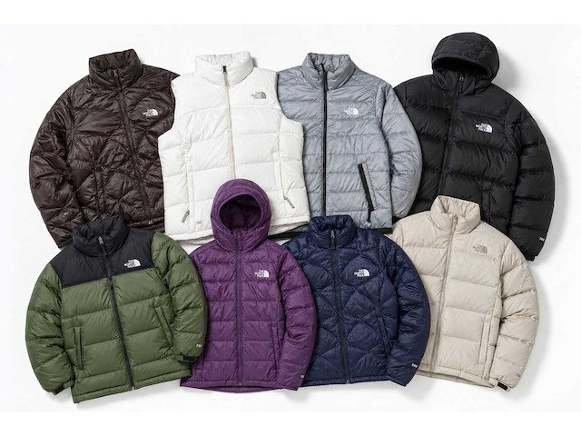 The north face puffer jas (15x) - afbeelding 3 van  4