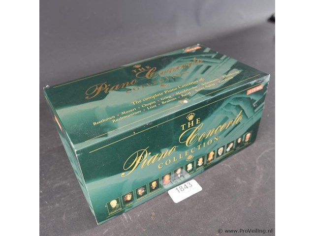 The piano concerto collection 25 delige boxset uitgebracht door brilliant classics. - afbeelding 1 van  5