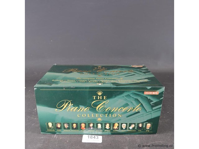 The piano concerto collection 25 delige boxset uitgebracht door brilliant classics. - afbeelding 2 van  5