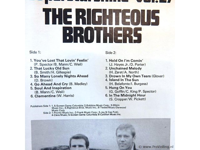 The righteous brothers - afbeelding 3 van  5