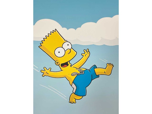 The simpsons - canvas op doek 200x200 - afbeelding 3 van  7