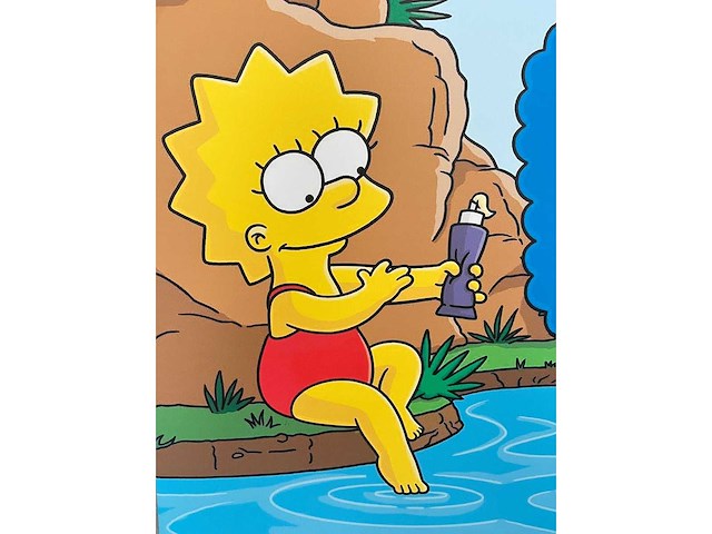 The simpsons - canvas op doek 200x200 - afbeelding 6 van  7