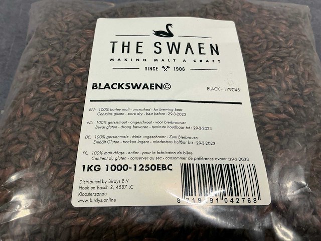 The swaen 100% gerstemout 1kg (240x) - afbeelding 1 van  4
