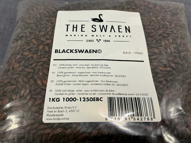 The swaen 100% gerstemout 1kg (240x) - afbeelding 2 van  5