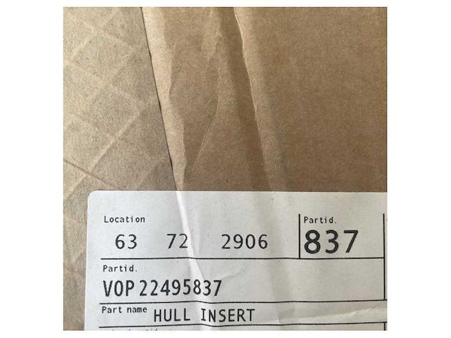 The volvo penta aluminium ips hull insert flange - 22495837. - afbeelding 3 van  11