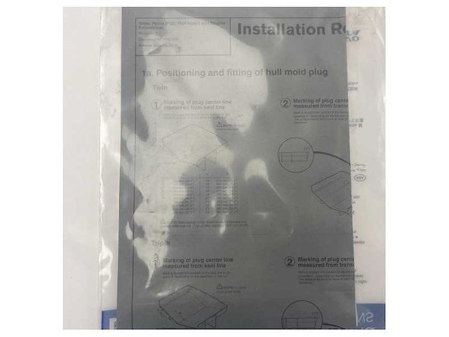 The volvo penta aluminium ips hull insert flange - 22495837. - afbeelding 10 van  11