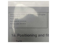 The volvo penta aluminium ips hull insert flange - 22495837. - afbeelding 11 van  11