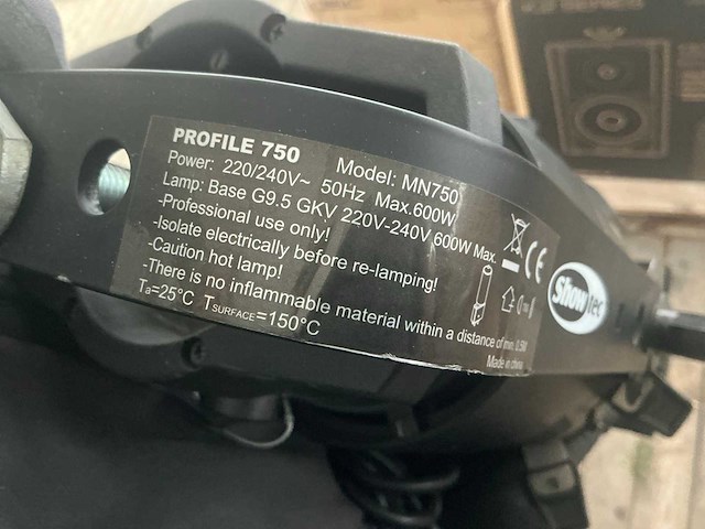 Theater verlichting diverse (8x) - afbeelding 2 van  4