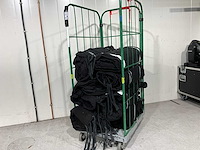 Theatex - molton backdrop zwart (8x) - afbeelding 1 van  3